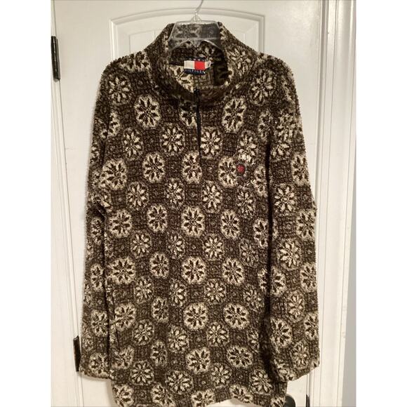 Tommy Hilfiger Lambswool Brown Pullover Sweater Men's XL - Picture 1 of 3